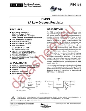 REG104GA-3G4 datasheet  